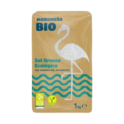 Sal marina GRUESA Marismeña 1kg Ecológica