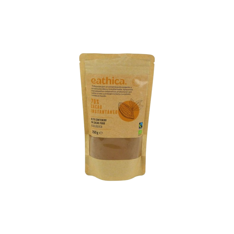 Cacao instantáneo 70% Intenso Eathica 350g Ecológico