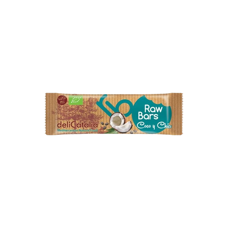 Barritas coco y chía sin gluten 30g Ecológicas