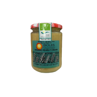 Crema de cacahuetes tostados 400g Ecológica