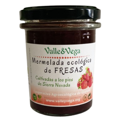Organic Strawberry Jam Valle y Vega
