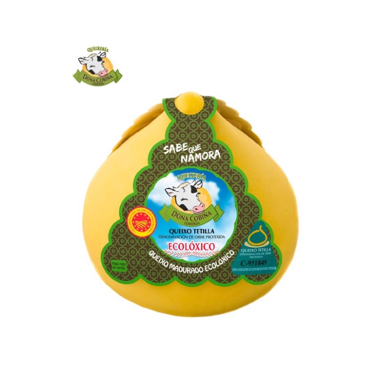 Queso Vaca Tetilla 650g aprox. Ecológico