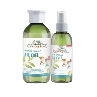 Champú Pack +spray capilar árbol del té 250ml Eco