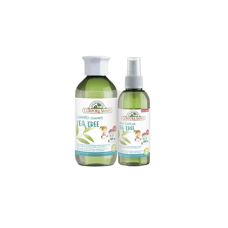 Champú Pack +spray capilar árbol del té 250ml Eco