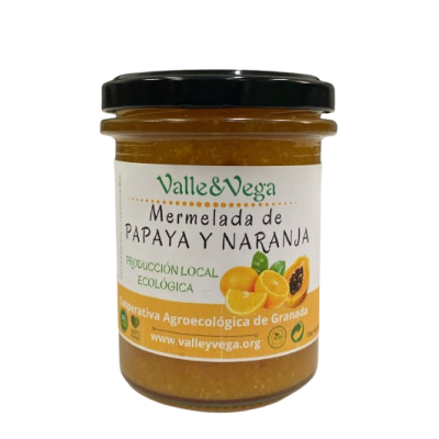 Mermelada de Papaya y Naranja Eco Valle y Vega