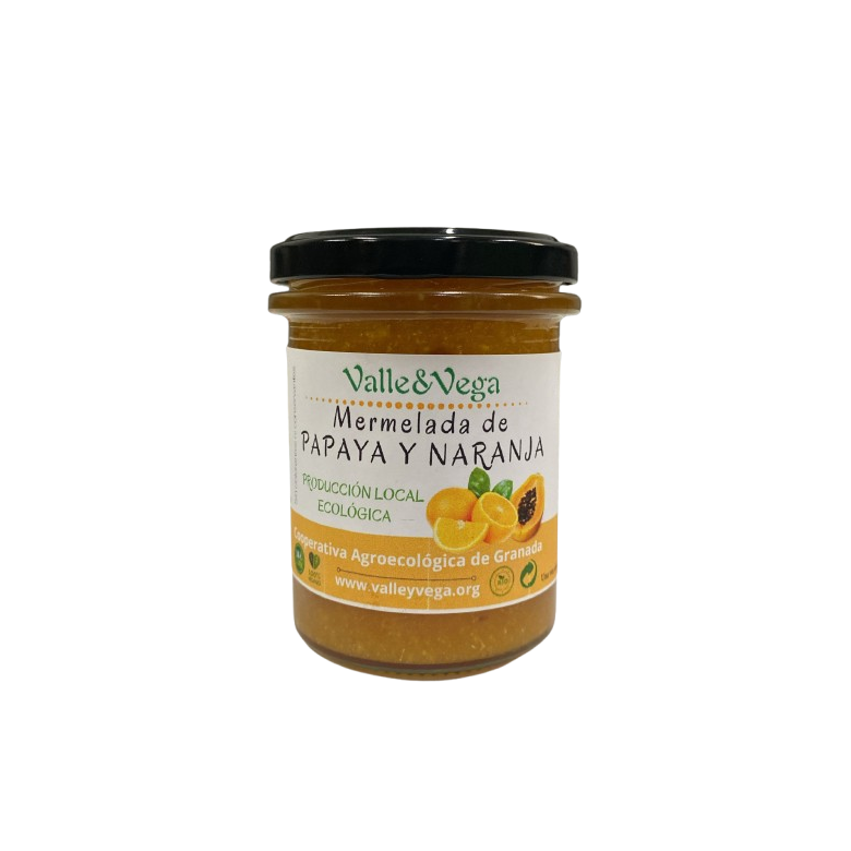 Mermelada de Papaya y Naranja Eco Valle y Vega