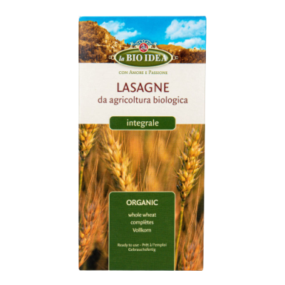 Lasagne Whole Wheat Organic Lasagne 250g