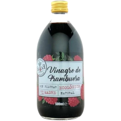 Vinagre Frambuesa sin filtrar 50 cl. Ecológico  