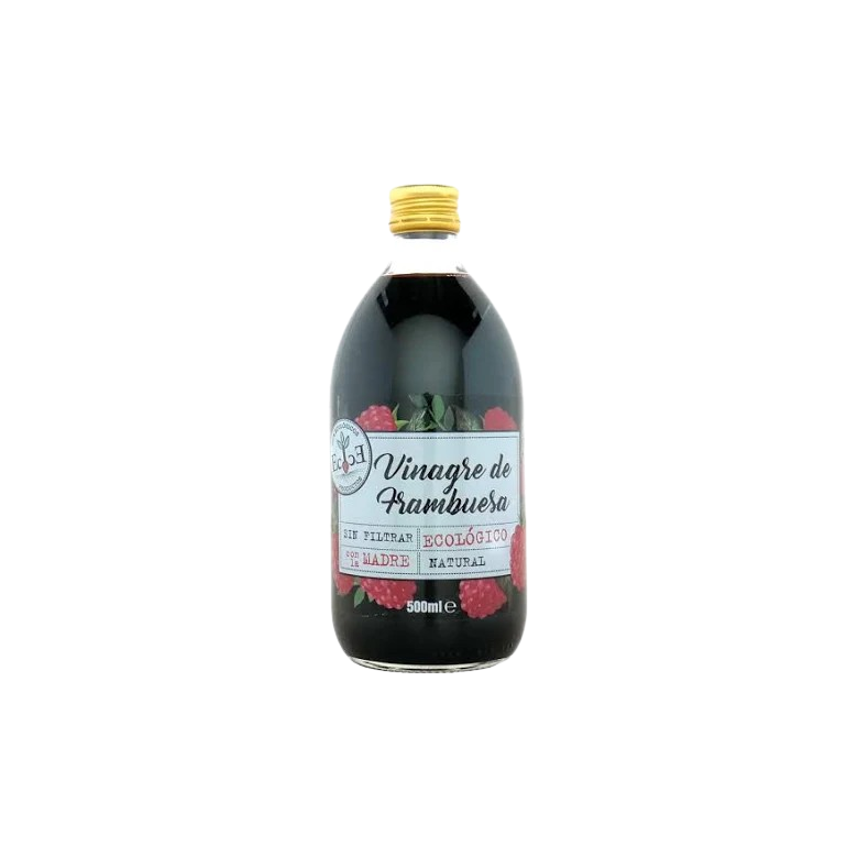 Vinagre Frambuesa sin filtrar 50 cl. Ecológico  