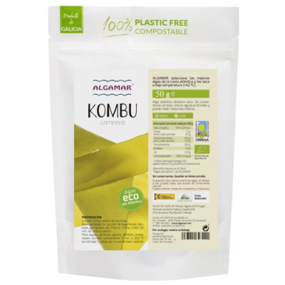 Ecologic Kombu Algae (Dried) 50 gr