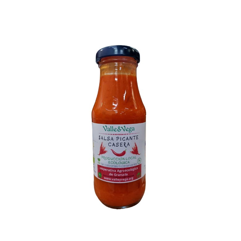Homemade Hot Sauce 220ml Valle y Vega Organic 