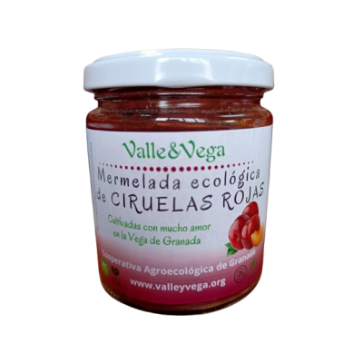 Mermelada de ciruela roja Ecológica Valle y Vega