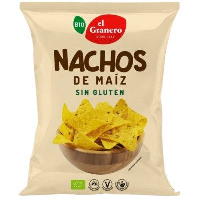 Gluten-free corn nacho 125g organic