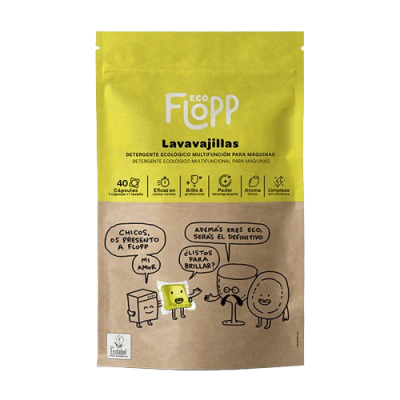  Dishwashing Liquid 40 Capsules Flopp Eco-Friendly