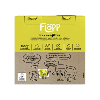Lavavajillas 110 dosis Flopp Ecológico