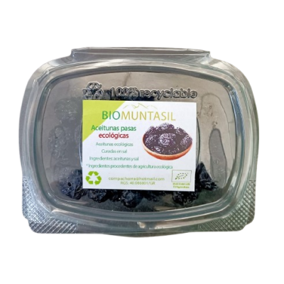 Lohaime dried olives 150g tub (cured in salt) Organic