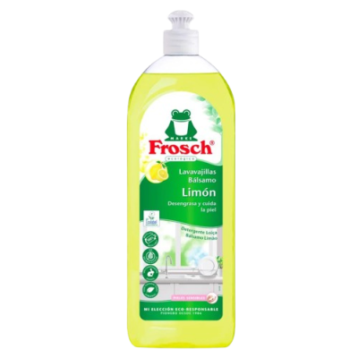 Lavavajillas Limón Pieles sensibles 750ml Eco Frosch