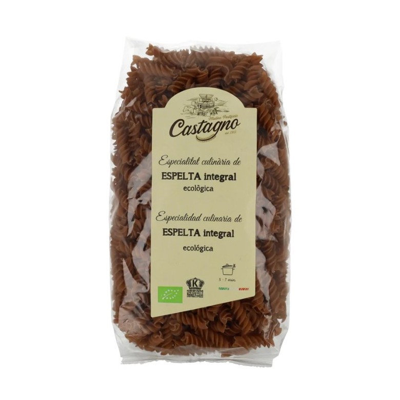 Wholemeal Spelt Spirals 500g Organic