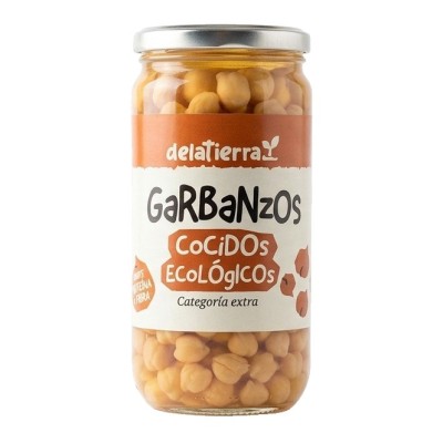 Garbanzos cocidos delaTierra 720ml Ecológico 