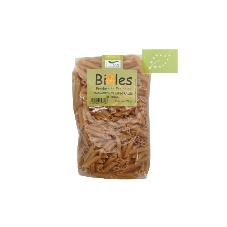 Whole wheat macaroni 500g Organic