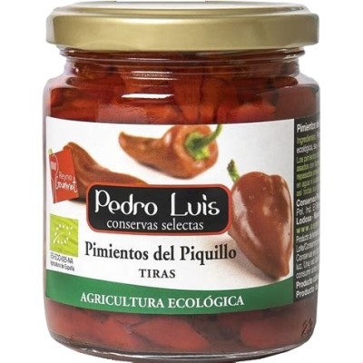 Pimientos del Piquillo tiras 250ml Eco