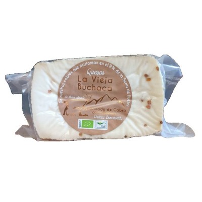 Queso SEMICURADO ALHOLVAS MITAD 450g aprox. Vieja Buchaca Ecológico     