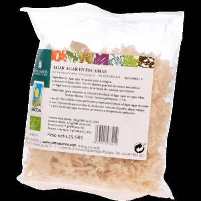 Ecologic Agr Agar flakes. 25gr Porto Muiños
