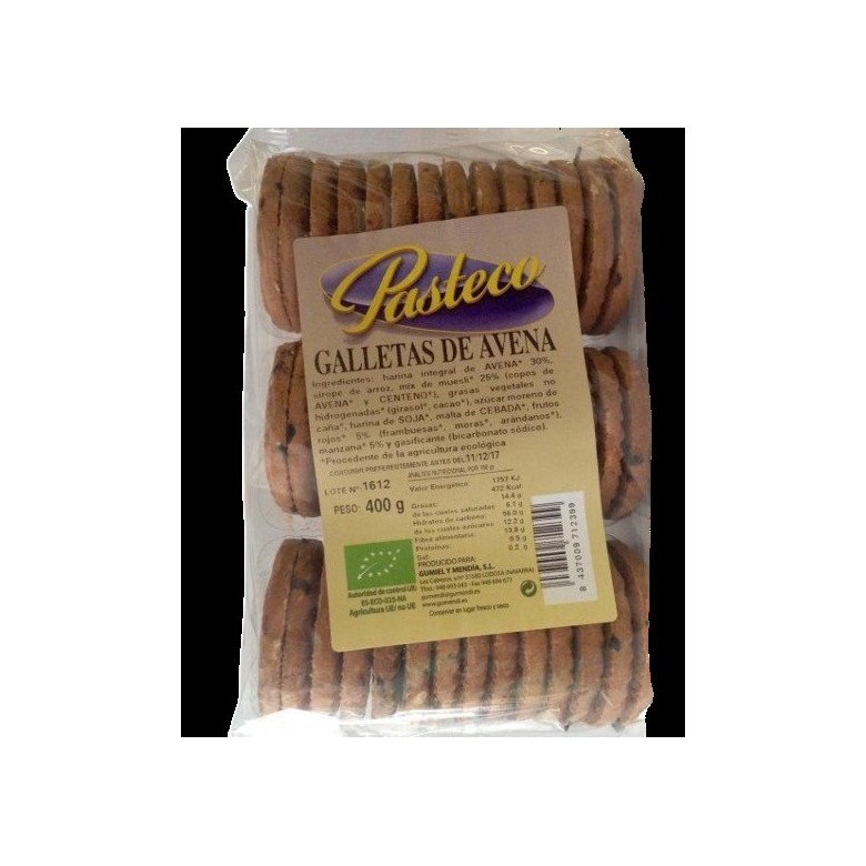 Galletas de AVENA y MUESLI 400g Ecológicas