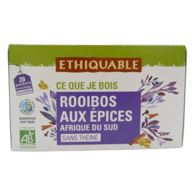 Infusión Rooibos con especias sin teína Ecológico