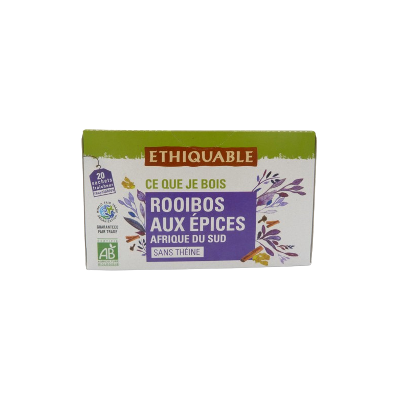 Infusión Rooibos con especias sin teína Ecológico