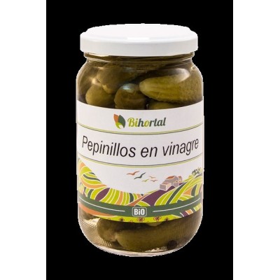 Pepinillos en vinagre 345g Ecológicos Bioandalus 