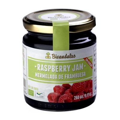 Mermelada de frambuesa con agave 260g Ecológica